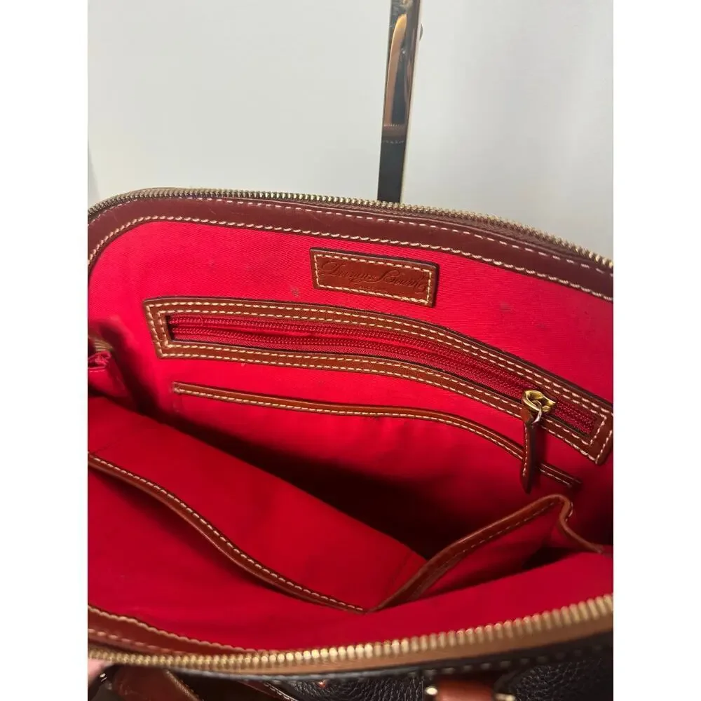 Dooney & Bourke Pebble Grain Zip Zip Satchel EUC